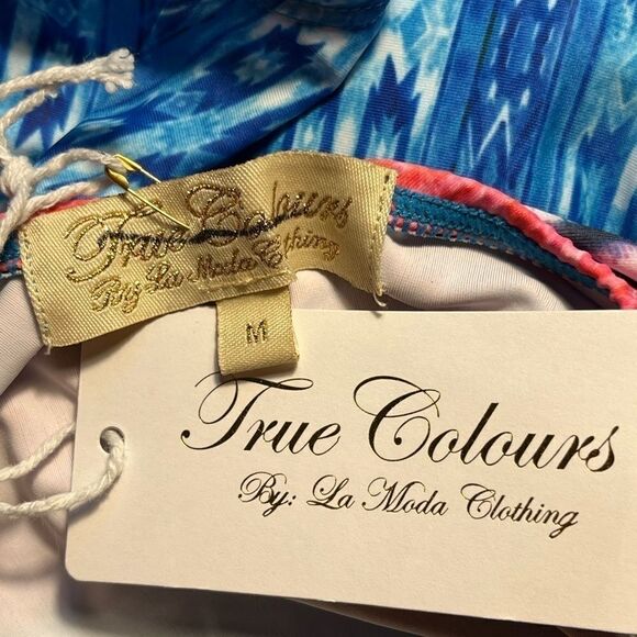 True Colours by LA Moda Clothing One Piece Bathingsuit - Picture 4 of 4